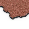 Detailaufnahme der Randausprägung von WARCO-Produkt 6854, Fitness Active talna obloga, Format 97,1 x 97,1 x 2,8 cm, Farbe Etna.