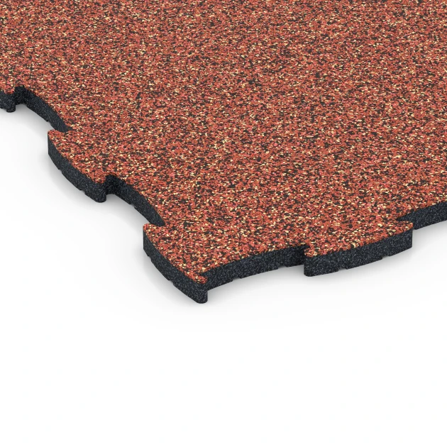 Detailaufnahme der Randausprägung von WARCO-Produkt 6854, Fitness Active talna obloga, Format 97,1 x 97,1 x 2,8 cm, Farbe Etna.
