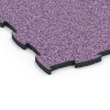 Detailaufnahme der Randausprägung von WARCO-Produkt 6855, Fitness Active talna obloga, Format 97,1 x 97,1 x 2,8 cm, Farbe Levandula.