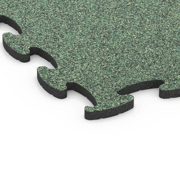 Detailaufnahme der Randausprägung von WARCO-Produkt 6888, Fitnes talna obloga Max, Format 98 x 98 x 2,8 cm, Farbe Angleška trata.