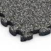 Detailaufnahme der Randausprägung von WARCO-Produkt 6769, Gumijaste plošče za rob bazena, Format 28,9 x 28,9 x 1,8 cm, Farbe Temnosivi granit.