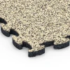 Detailaufnahme der Randausprägung von WARCO-Produkt 6775, Gumijaste plošče za rob bazena, Format 28,9 x 28,9 x 1,8 cm, Farbe Travertin.