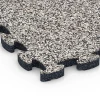 Detailaufnahme der Randausprägung von WARCO-Produkt 6815, Gumijaste ploščice za balkon, Format 28,9 x 28,9 x 1,8 cm, Farbe Sivi granit.