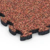 Detailaufnahme der Randausprägung von WARCO-Produkt 6818, Gumijaste ploščice za balkon, Format 28,9 x 28,9 x 1,8 cm, Farbe Etna.