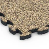 Detailaufnahme der Randausprägung von WARCO-Produkt 6822, Gumijaste ploščice za balkon, Format 28,9 x 28,9 x 1,8 cm, Farbe Ratan.