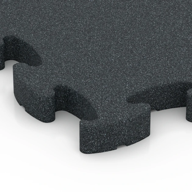 Detailaufnahme der Randausprägung von WARCO-Produkt 6967, Fitness Premium studijska podlaga Plus, Format 45,9 x 45,9 x 2,8 cm, Farbe Antracit.