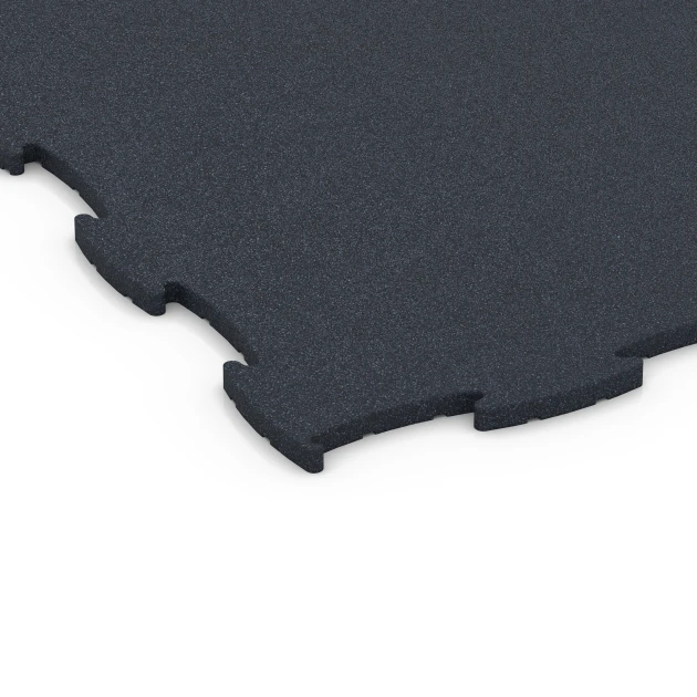 Detailaufnahme der Randausprägung von WARCO-Produkt 6968, Fitness Premium studijska podlaga Plus, Format 99 x 99 x 1,8 cm, Farbe Antracit.