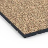 Detailaufnahme der Randausprägung von WARCO-Produkt 7135, Gumijasta podloga za zunanji fitnes, Format 60 x 60 x 3 cm | 0,36 m², Farbe Terakota.