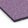 Detailaufnahme der Randausprägung von WARCO-Produkt 7137, Gumijasta podloga za zunanji fitnes, Format 60 x 60 x 3 cm | 0,36 m², Farbe Lavanda.