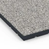 Detailaufnahme der Randausprägung von WARCO-Produkt 7142, Gumijasta podloga za zunanji fitnes, Format 60 x 60 x 4 cm | 0,36 m², Farbe Sivi granit.