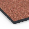 Detailaufnahme der Randausprägung von WARCO-Produkt 7145, Gumijasta podloga za zunanji fitnes, Format 60 x 60 x 4 cm | 0,36 m², Farbe Etna.