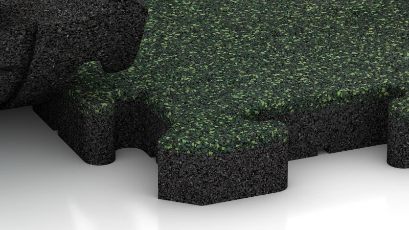 Puzzle spoj z rahlo zaokroženim posnetjem