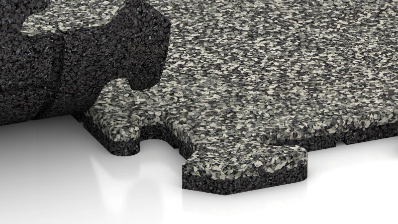 Puzzle spoj z rahlo zaokroženim posnetjem