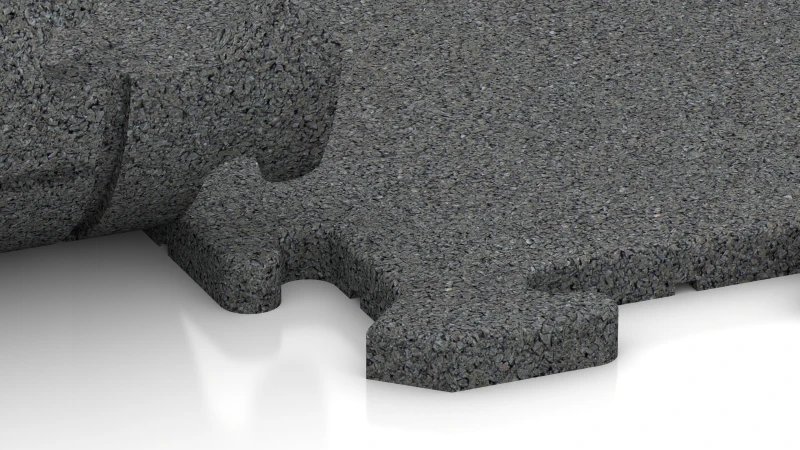 Puzzle spoj z rahlo zaokroženim posnetjem