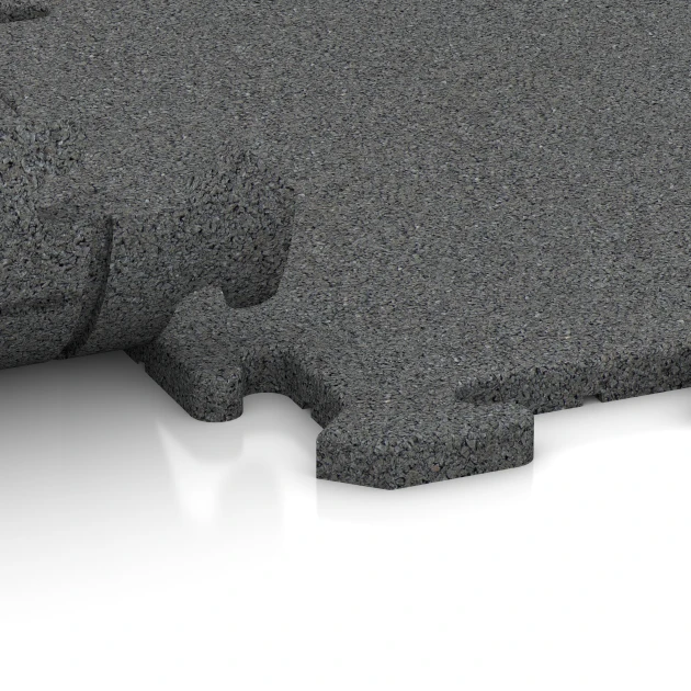 Großaufnahme vom Verbindungssystem von WARCO-Boden 3914 - Talna obloga za pse im Farbdesign Skrilavosiva. Abmessungen 50 x 50 x 1,8 cm | 0,25 m².