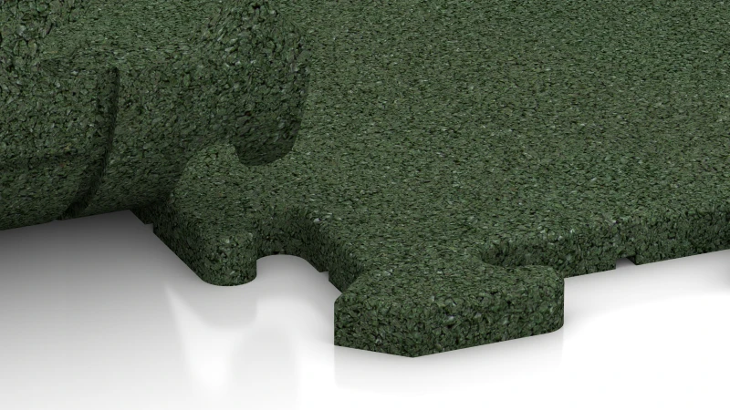 Puzzle spoj z rahlo zaokroženim posnetjem