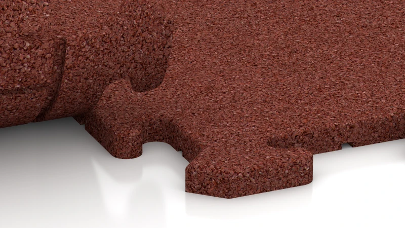 Puzzle spoj z rahlo zaokroženim posnetjem