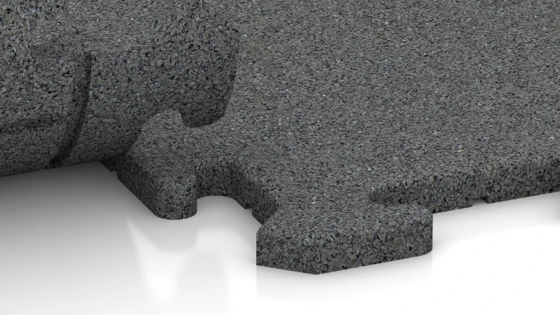 Puzzle spoj z rahlo zaokroženim posnetjem