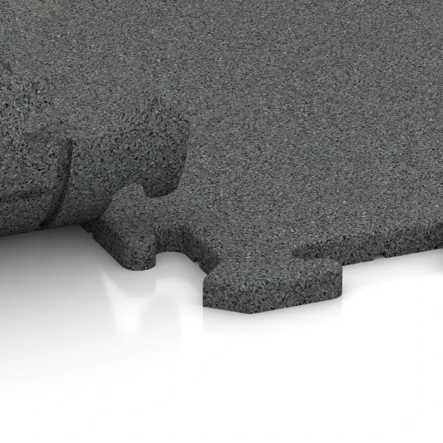 Großaufnahme vom Verbindungssystem von WARCO-Boden 3956 - Talna obloga za pse im Farbdesign Skrilavosiva. Abmessungen 100 x 100 x 1,8 cm | 1,00 m².