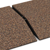 Großaufnahme vom Verbindungssystem von WARCO-Boden 3820 - Rand-Platte (eine Seite abgeschrägt) im Farbdesign Losa in Koren. Abmessungen 500 x 500 x 100 mm.