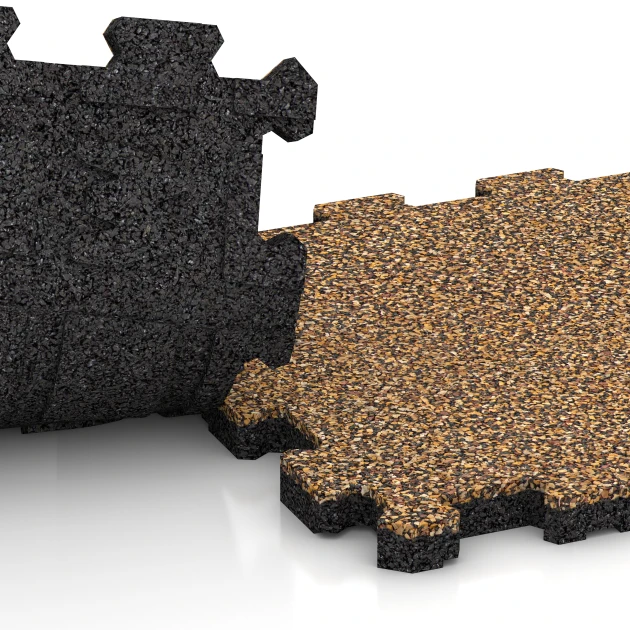 Großaufnahme vom Verbindungssystem von WARCO-Boden 3861 - Ploščica rob bazena brez fug im Farbdesign Ratan. Abmessungen 30,6 x 30,6 x 2 cm | 0,094 m².