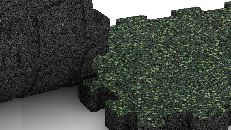 Izrezan puzzle spoj brez posnetja