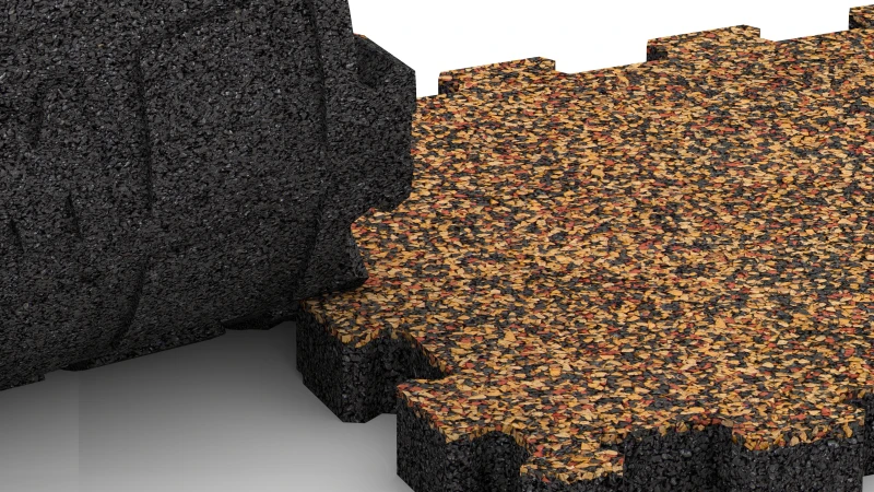 Izrezan puzzle spoj brez posnetja