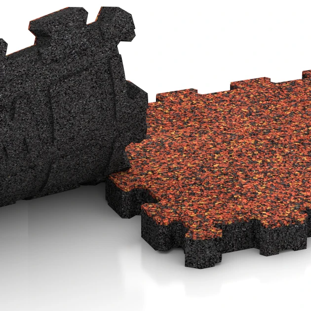 Großaufnahme vom Verbindungssystem von WARCO-Boden 5230 - Ploščica rob bazena brez fug im Farbdesign Etna. Abmessungen 30,6 x 30,6 x 3 cm | 0,094 m².