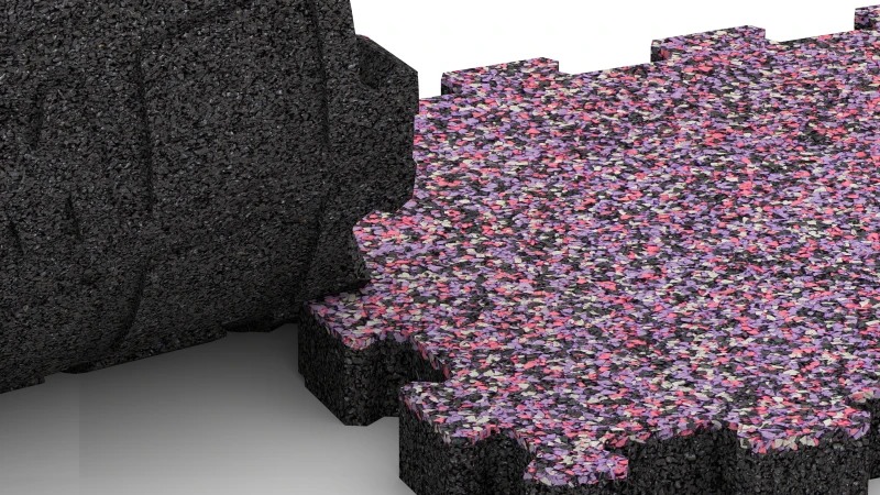 Izrezan puzzle spoj brez posnetja