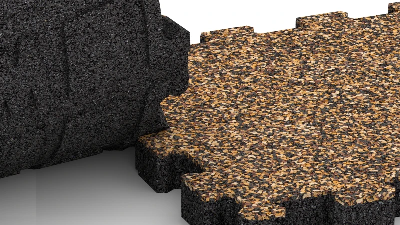 Izrezan puzzle spoj brez posnetja