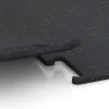Großaufnahme vom Verbindungssystem von WARCO-Boden 3757 - Fitnes podlaga Fitness Performance Elite im Farbdesign Rahlo rdeče posuto. Abmessungen 1000 x 1000 x 15 mm.