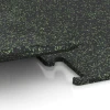 Großaufnahme vom Verbindungssystem von WARCO-Boden 3759 - Fitness Performance Elite talna obloga za vadbo im Farbdesign Lekko zeleni posipani. Abmessungen 100 x 100 x 1,5 cm | 1,00 m².