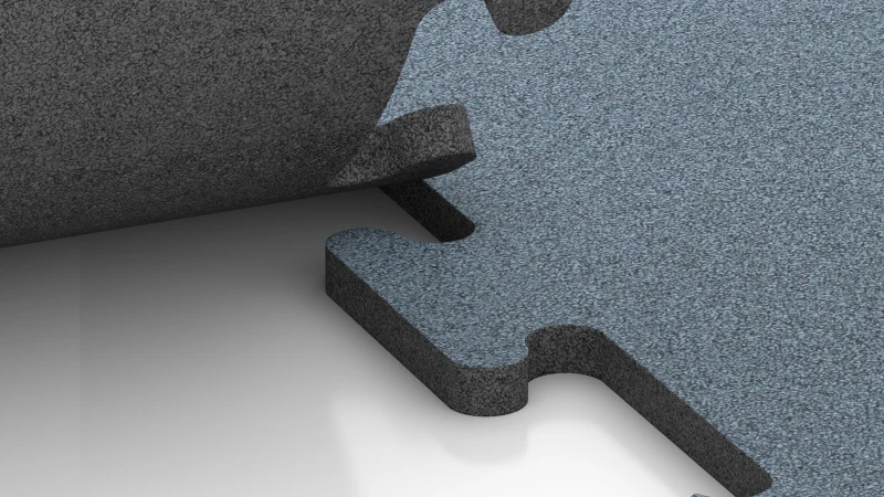 Izrezan puzzle spoj brez posnetja