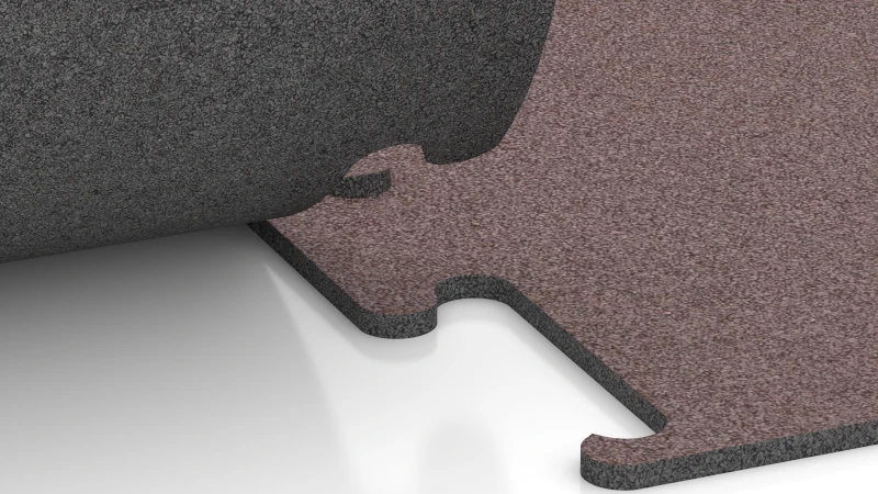 Izrezan puzzle spoj brez posnetja