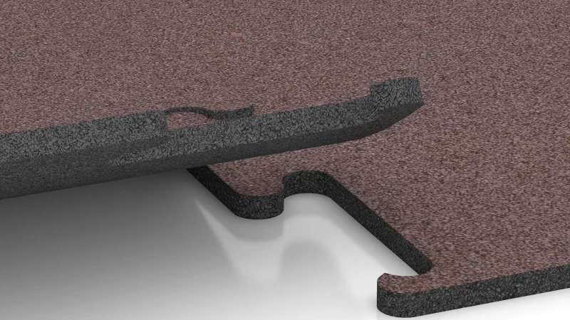 Izrezan puzzle spoj brez posnetja