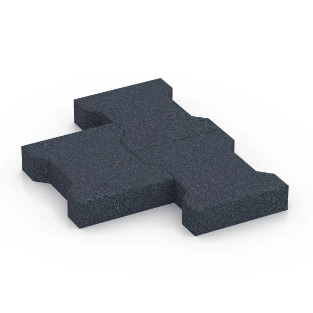 Großaufnahme vom Verbindungssystem von WARCO-Boden 7071 - Tlakovec im Farbdesign Skrilavosiva. Abmessungen 20 x 16,5 x 4,5 cm | 0,0278 m².