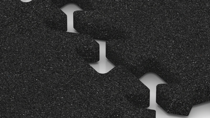 Puzzle spoj z rahlo zaokroženim posnetjem