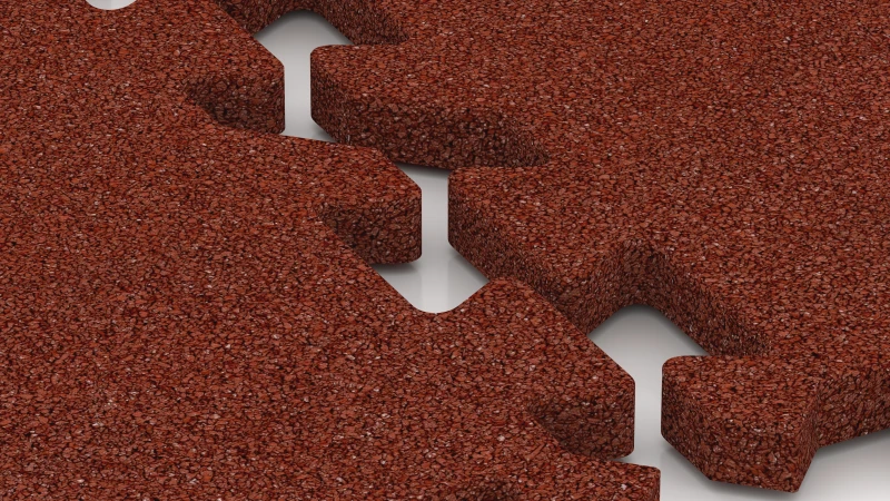 Puzzle spoj z rahlo zaokroženim posnetjem