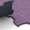 Großaufnahme vom Verbindungssystem von WARCO-Boden 6837 - Fitness Active talna obloga im Farbdesign Levandula. Abmessungen 97,1 x 97,1 × 1,8 cm.