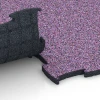 Großaufnahme vom Verbindungssystem von WARCO-Boden 6855 - Fitness Active talna obloga im Farbdesign Levandula. Abmessungen 97,1 x 97,1 x 2,8 cm.