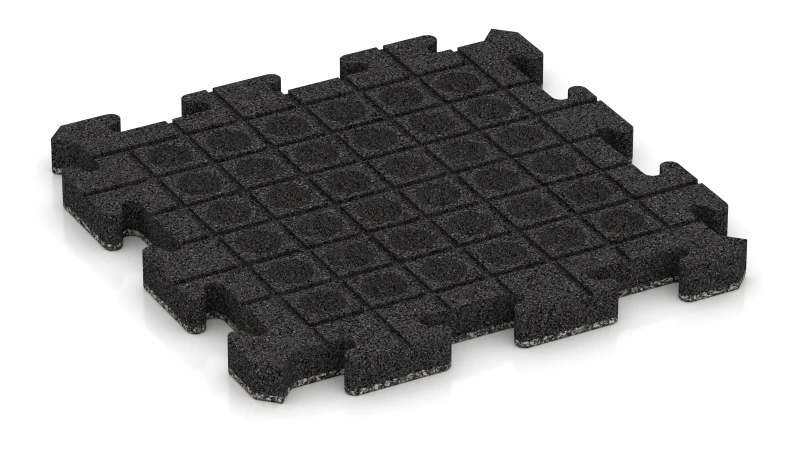 Drenažni kanali in kupole v kvadratni razporeditvi