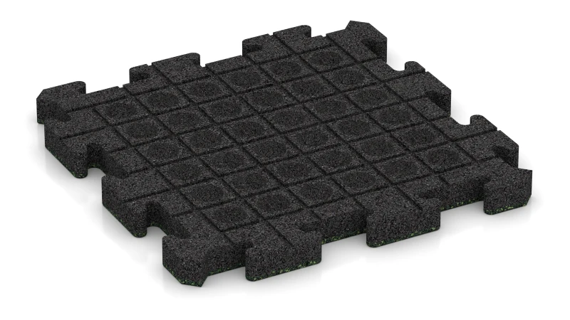 Drenažni kanali in kupole v kvadratni razporeditvi