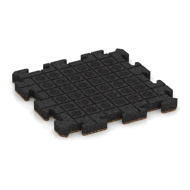Aufsicht auf die Unterseite, also die Bodenseite von WARCO-Formteil 5903 - Eventna zunanja plošča im Format 500 x 500 x 40 mm.