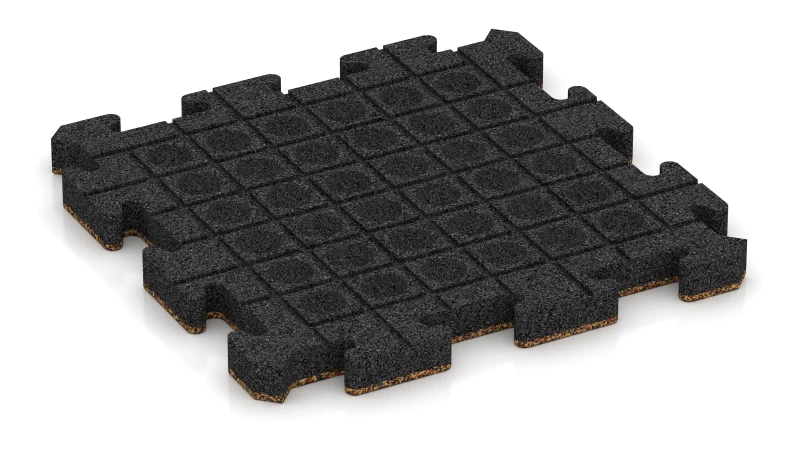 Drenažni kanali in kupole v kvadratni razporeditvi