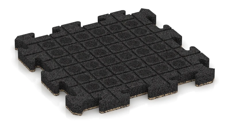 Drenažni kanali in kupole v kvadratni razporeditvi