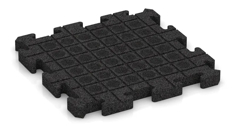 Drenažni kanali in kupole v kvadratni razporeditvi