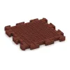 Aufsicht auf die Unterseite, also die Bodenseite von WARCO-Formteil 3652 - Paddockmatte im Format 500 x 500 x 40 mm.