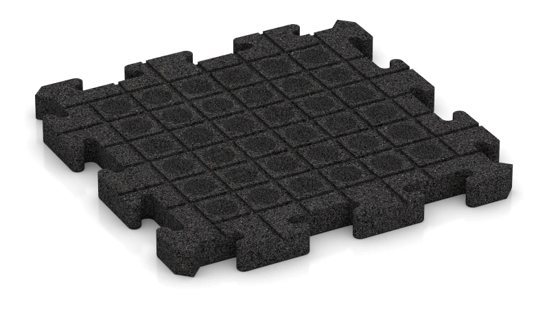 Drenažni kanali in kupole v kvadratni razporeditvi