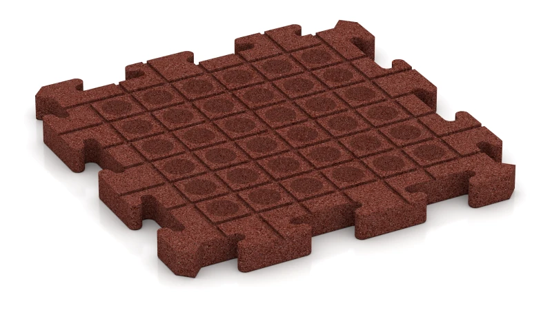 Drenažni kanali in kupole v kvadratni razporeditvi