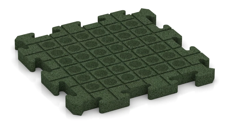 Drenažni kanali in kupole v kvadratni razporeditvi